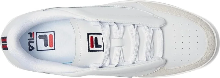 Fila Sanati Men's Shoes White/Black : 8.5 D - Medium, Leather/Suede - Image 8