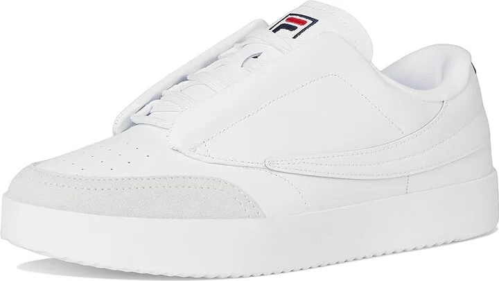 Fila Sanati Men's Shoes White/Black : 8.5 D - Medium, Leather/Suede - Image 11