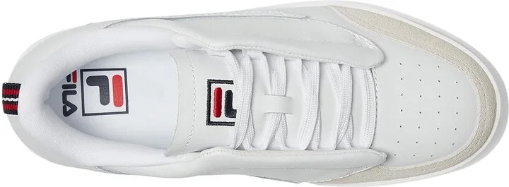 Fila Sanati Women's Shoes White/Black : 6.5 B - Medium, Leather - Image 8