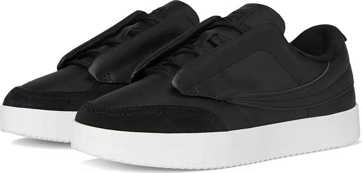 Fila Sanati Women's Shoes White/Black : 6.5 B - Medium, Leather