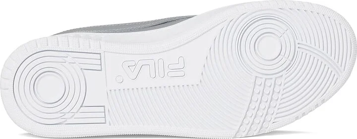 Fila Sizzo Men's Shoes Castlerock/White : 7.5 D - Medium, Leather/Suede - Image 3