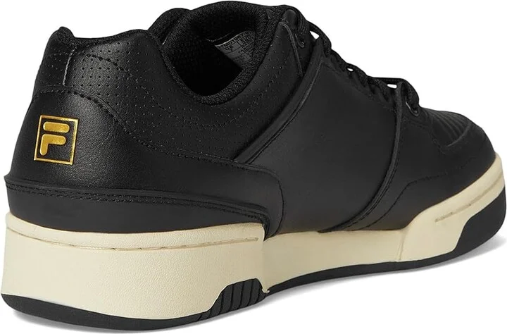 Fila Targa Nt Men's Shoes Seedpearl/Black : 7 D - Medium, Leather/Rubber - Image 4