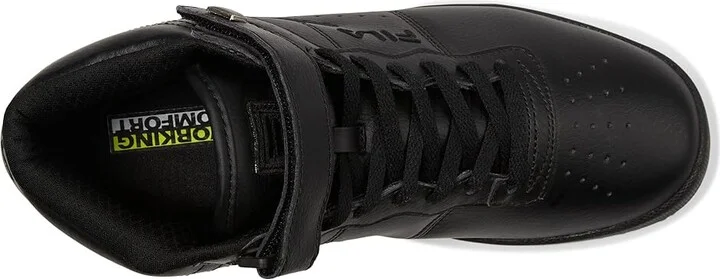 Fila Vulc 13 Mid Slip Resistant Men's Shoes Black : 8 D - Medium, Leather - Image 2
