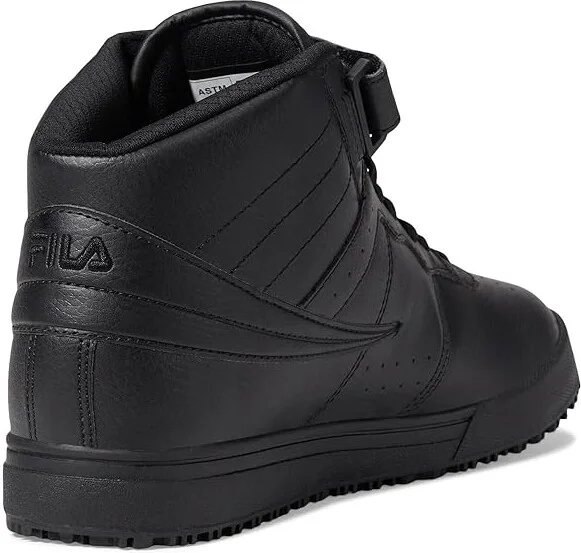 Fila Vulc 13 Mid Slip Resistant Men's Shoes Black : 8 D - Medium, Leather - Image 4