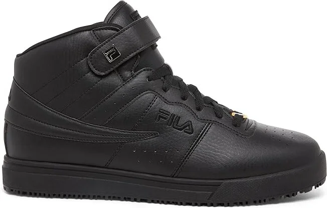 Fila Vulc 13 Mid Slip Resistant Men's Shoes Black : 8 D - Medium, Leather - Image 7