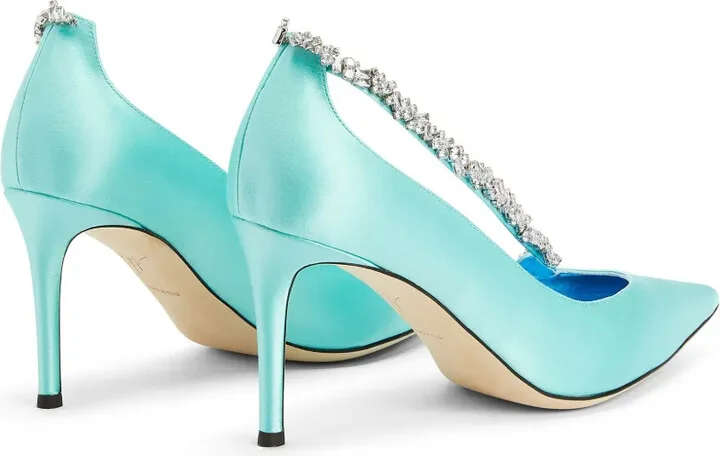 Filipa Crystal 105mm pumps - Image 3