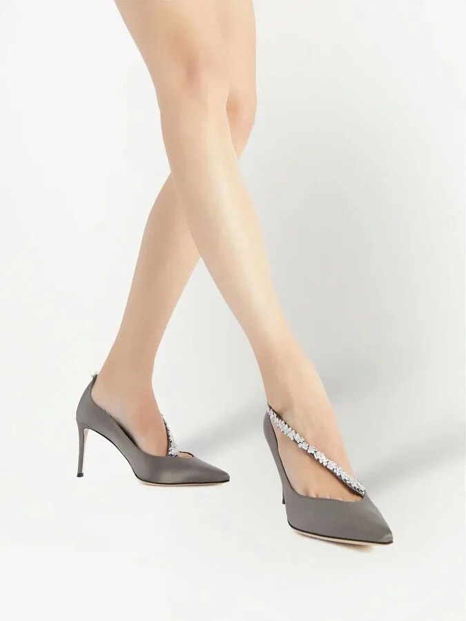 Filipa crystal-embellished pumps - Image 4