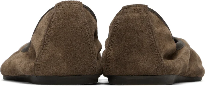 Filippa K Brown Rey Suede Ballerina Flats - Image 2