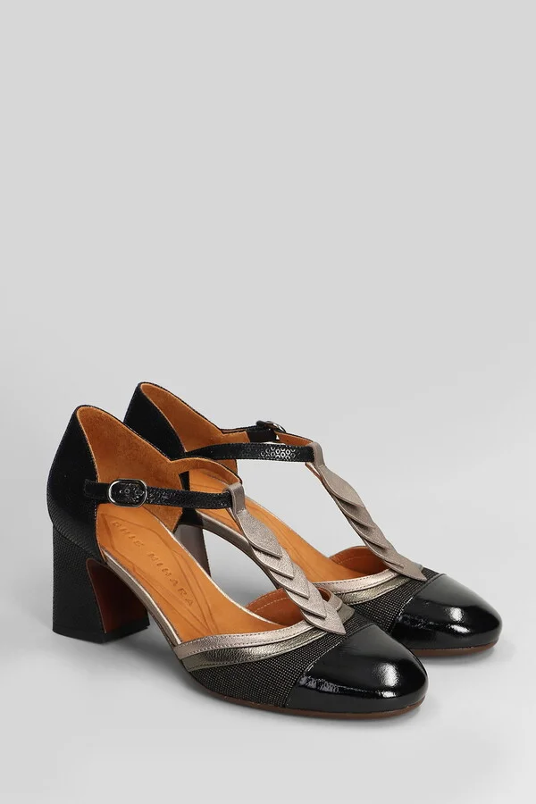 Filly Pumps In Black Leather - Image 2