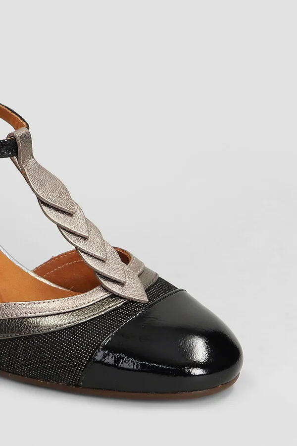 Filly Pumps In Black Leather - Image 5