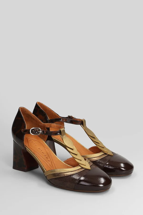 Filly Pumps In Brown Leather - Image 2