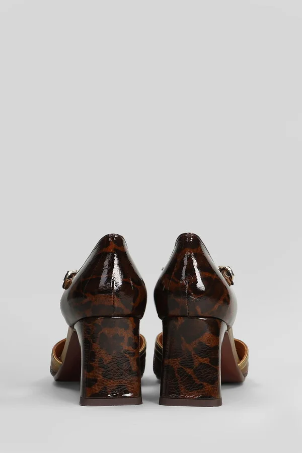 Filly Pumps In Brown Leather - Image 4