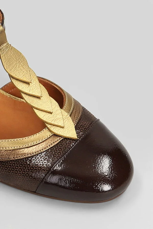 Filly Pumps In Brown Leather - Image 5