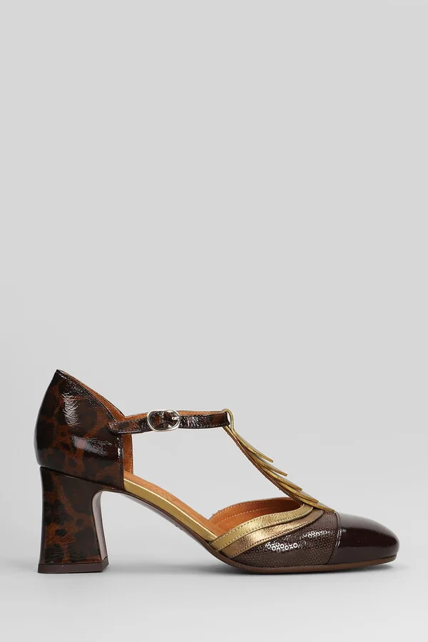 Filly Pumps In Brown Leather
