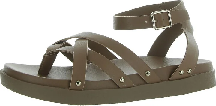 Finch Womens Strappy Thong Ankle Strap