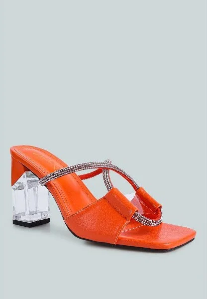 Fineapple Rhinestone Embellished Clear Sandals Women - Image 2