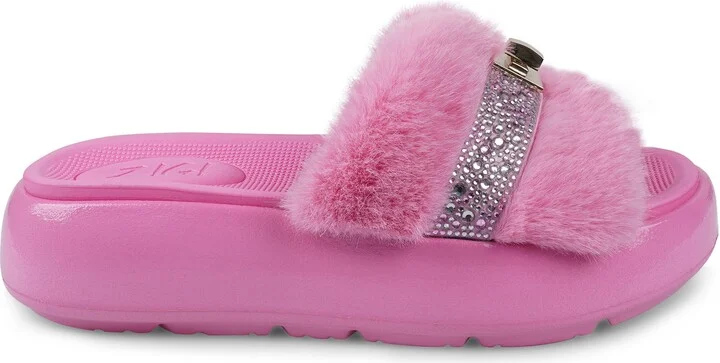 Finley Faux Fur Platform Sandal - Image 9