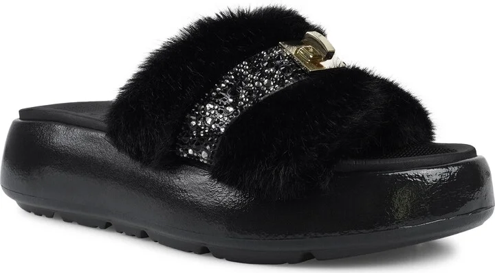 Finley Faux Fur Platform Sandal