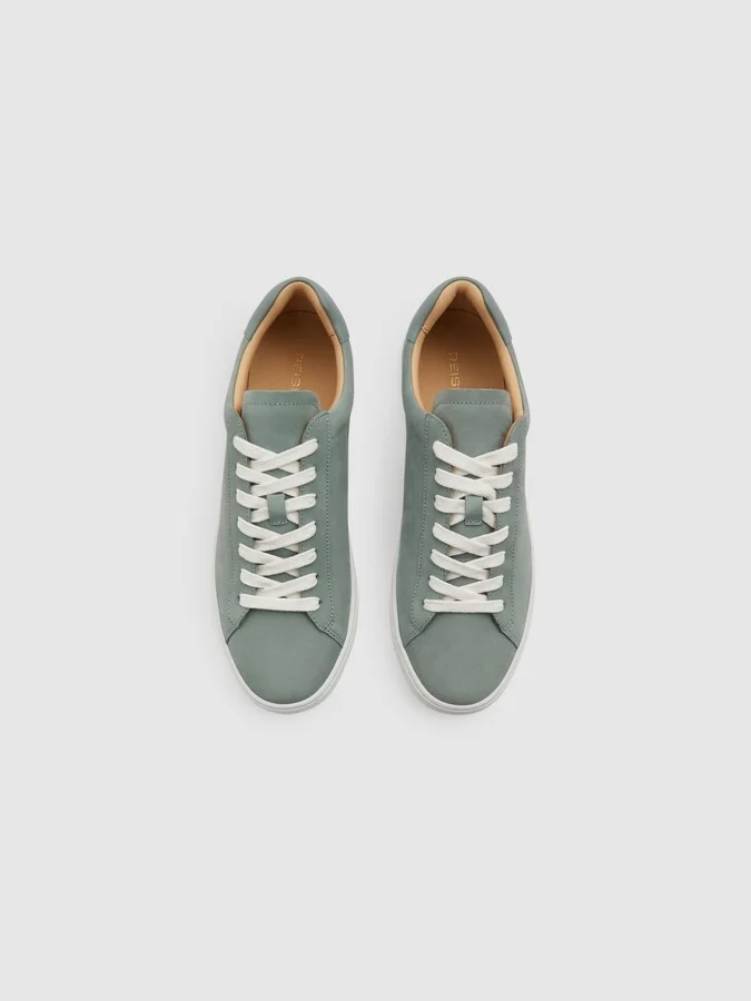 Finley Leather Low Top Trainers - Image 3