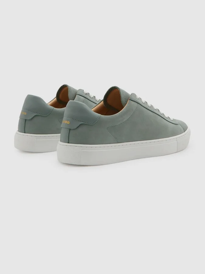 Finley Leather Low Top Trainers - Image 4