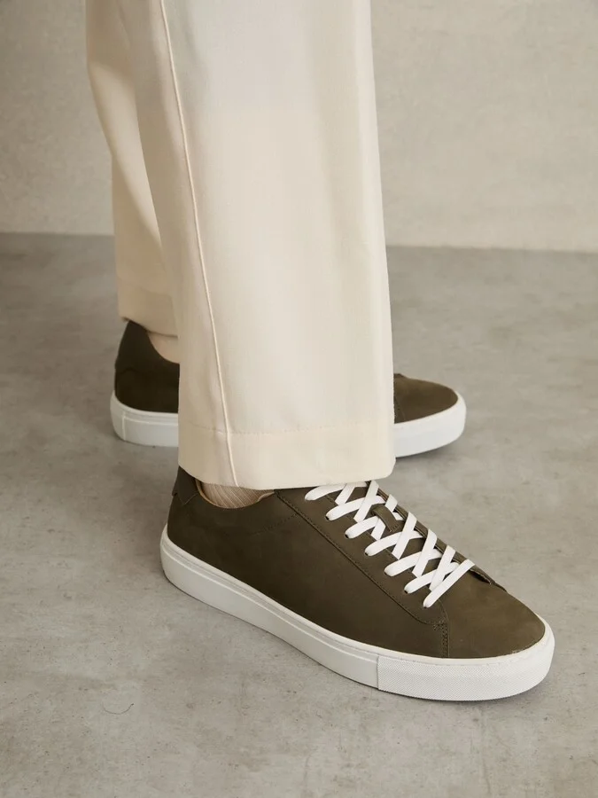 Finley-leather Low-top Trainers - Image 2