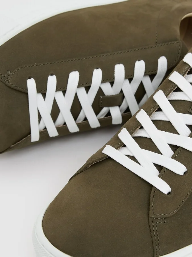 Finley-leather Low-top Trainers - Image 4