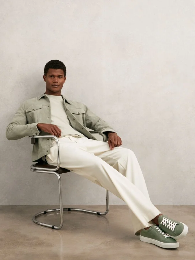 Finley Leather Low-top Trainers - Image 2