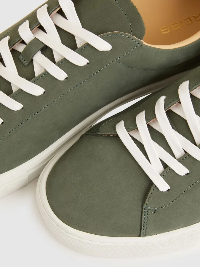 Finley Leather Low-top Trainers - Image 3