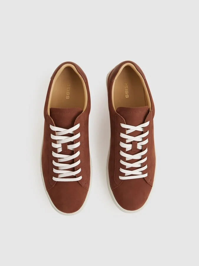 Finley Leather Low-top Trainers - Image 3