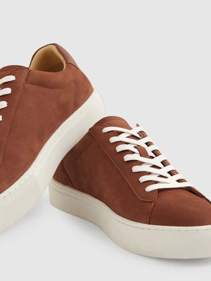 Finley Leather Low-top Trainers - Image 5