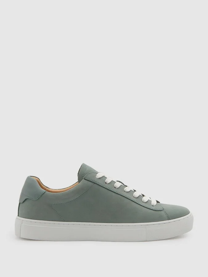 Finley Leather Low Top Trainers
