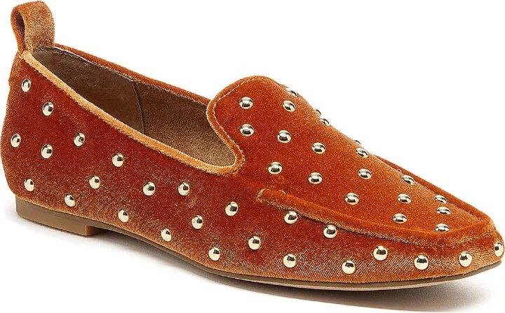 Finley Studded Square Toe Flat