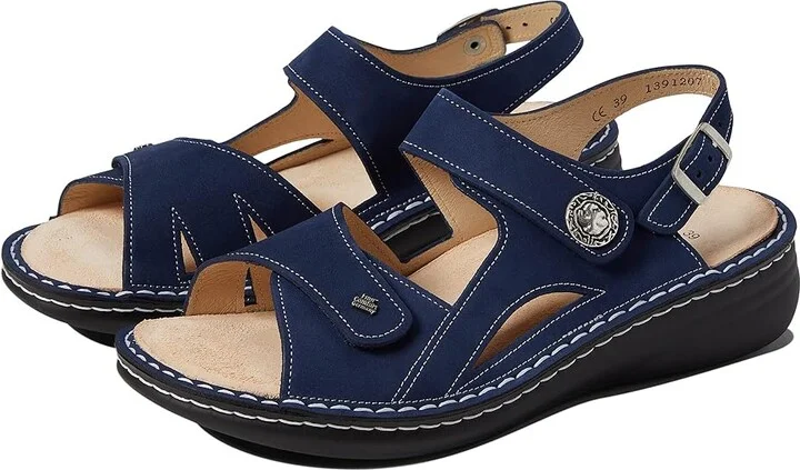 Finn Comfort Barbuda Women's Shoes Atoll Nubuck : EU 39 (US Women's 8.5-9) Medium, Leather/Suede