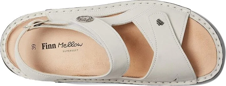Finn Comfort Barbuda Women's Shoes Bianco Nubuck : EU 36 (US Women's 5.5-6) Medium, Leather/Suede - Image 2