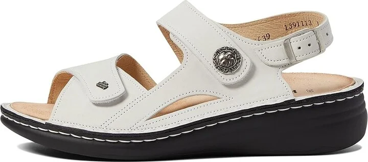 Finn Comfort Barbuda Women's Shoes Bianco Nubuck : EU 36 (US Women's 5.5-6) Medium, Leather/Suede - Image 6