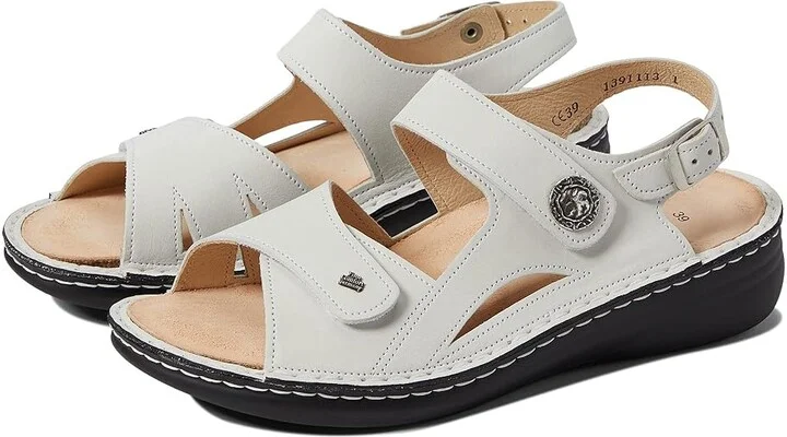 Finn Comfort Barbuda Women's Shoes Bianco Nubuck : EU 36 (US Women's 5.5-6) Medium, Leather/Suede