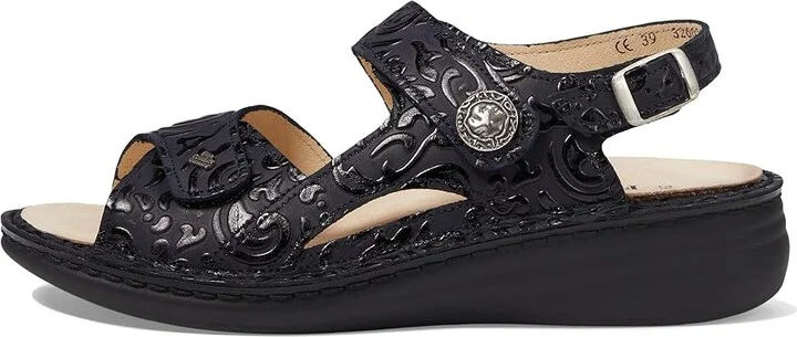 Finn Comfort Barbuda Women's Shoes Blue Arabesque : EU 36 (US Women's 5.5-6) Medium, Leather - Image 5