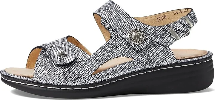 Finn Comfort Barbuda Women's Shoes Blue Words : EU 36 (US Women's 5.5-6) Medium, Leather - Image 5