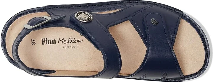 Finn Comfort Barbuda Women's Shoes Blue Yuka : EU 37 (US Women's 6.5-7) Medium, Leather - Image 2