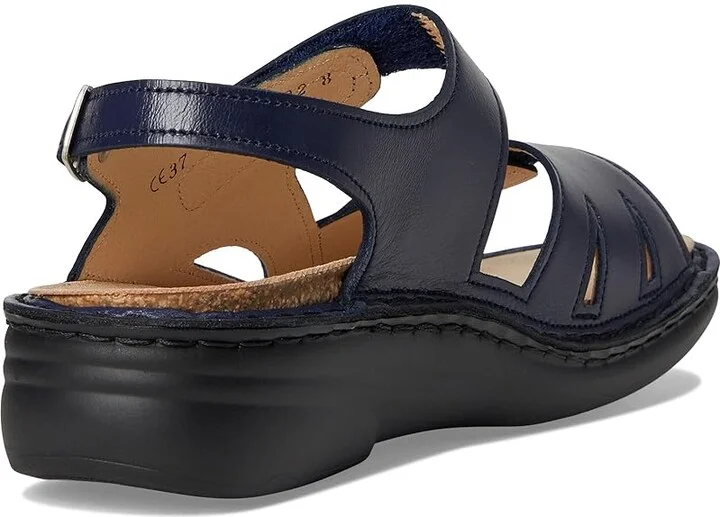 Finn Comfort Barbuda Women's Shoes Blue Yuka : EU 37 (US Women's 6.5-7) Medium, Leather - Image 4