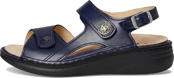 Finn Comfort Barbuda Women's Shoes Blue Yuka : EU 37 (US Women's 6.5-7) Medium, Leather - Image 6
