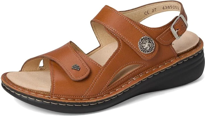 Finn Comfort Barbuda Women's Shoes Saddle Palio : EU 37 (US Women's 6.5-7) Medium, Leather - Image 5