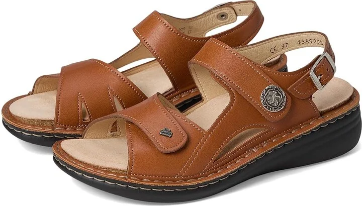 Finn Comfort Barbuda Women's Shoes Saddle Palio : EU 37 (US Women's 6.5-7) Medium, Leather