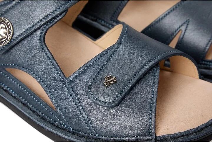 Finn Comfort Barbuda Women's Shoes Steel Ancona : EU 40 (US Women's 9.5-10) Medium, Leather - Image 7