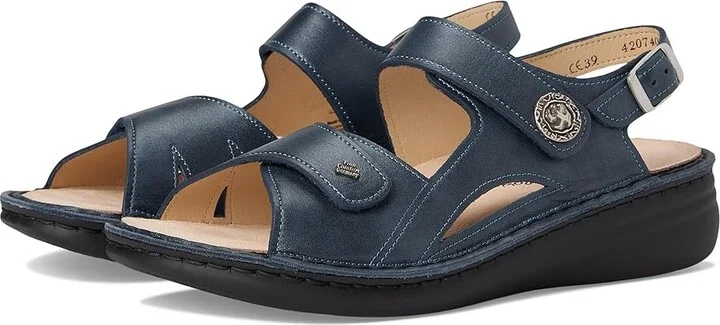 Finn Comfort Barbuda Women's Shoes Steel Ancona : EU 40 (US Women's 9.5-10) Medium, Leather