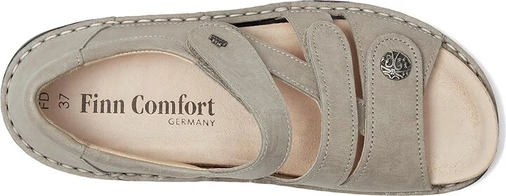 Finn Comfort Biella-s Women's Sandals Taupe Twiga : EU 37 (US Women's 6.5-7) Medium, Leather - Image 2