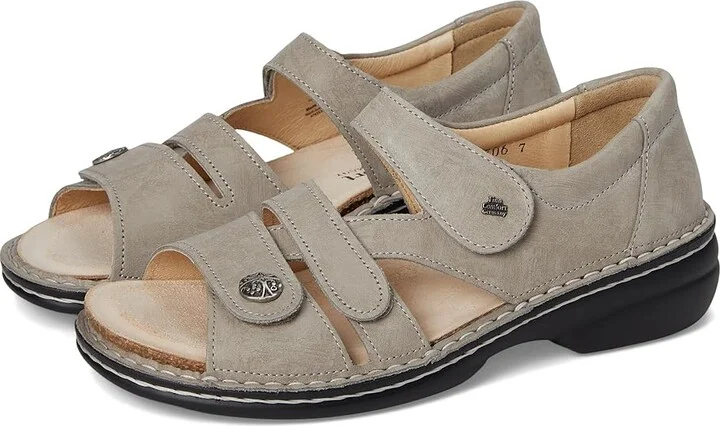 Finn Comfort Biella-s Women's Sandals Taupe Twiga : EU 37 (US Women's 6.5-7) Medium, Leather