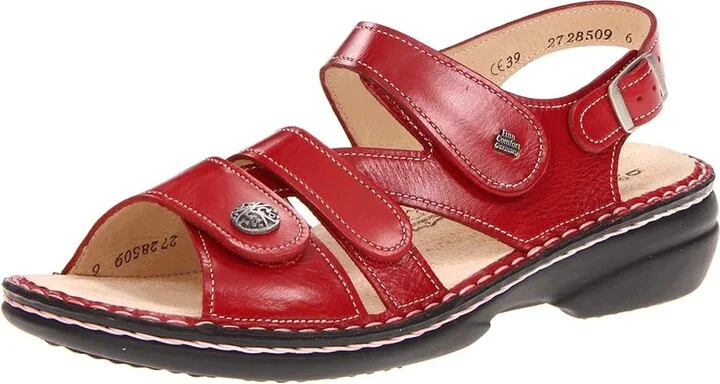 Finn Comfort Gomera - 82562 Women's Sandals Red : EU 36 (US Women's 5.5-6) Medium, Leather - Image 2