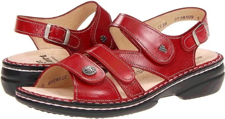 Finn Comfort Gomera - 82562 Women's Sandals Red : EU 36 (US Women's 5.5-6) Medium, Leather