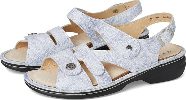 Finn Comfort Gomera-S Women's Sandals Blue Cloud : EU 37 (US Women's 6.5-7) Medium, Leather